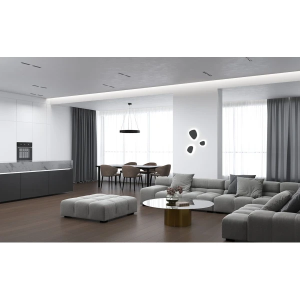 Підсвітка стіни Skarlat STONE RWLB104 10W BK 4000K чорний 32471 - Фото 4