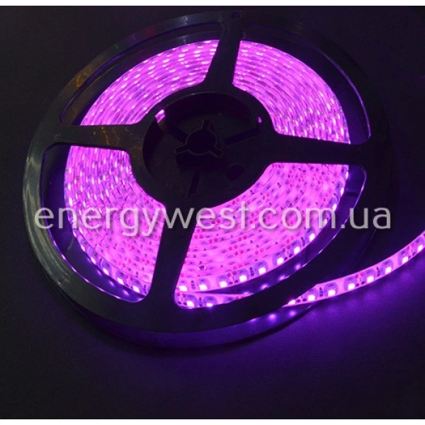 Світлодіодна стрічка SMD 3528-120, IP65, 5 Lm/led  синя, жовта, червона, зелена - Фото 5