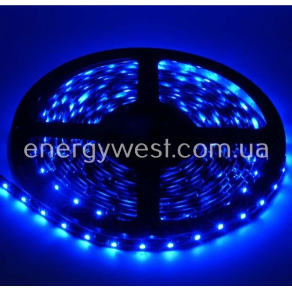 Світлодіодна стрічка SMD 3528-60, IP65, 4 Lm/led синя, жовта, червона, зелена - Фото 2