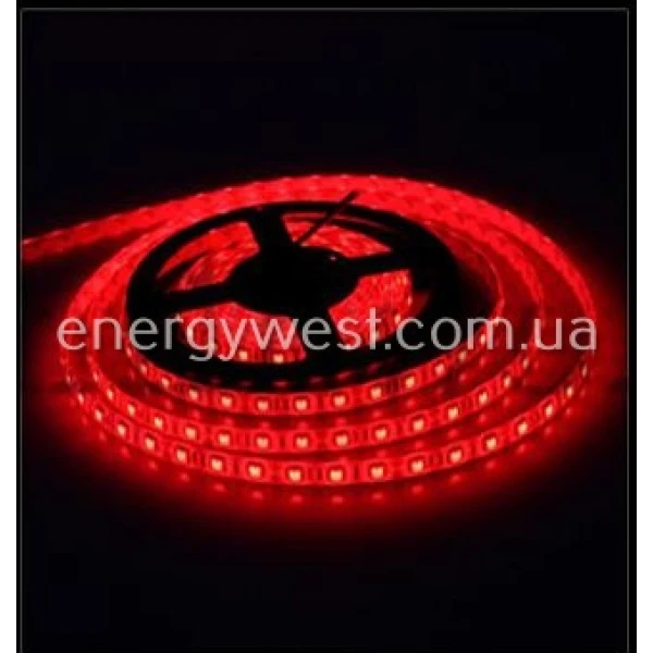 Світлодіодна стрічка SMD 5050-60, IP20, 13 Lm/led  синя, жовта, червона, зелена 1м - Фото 3