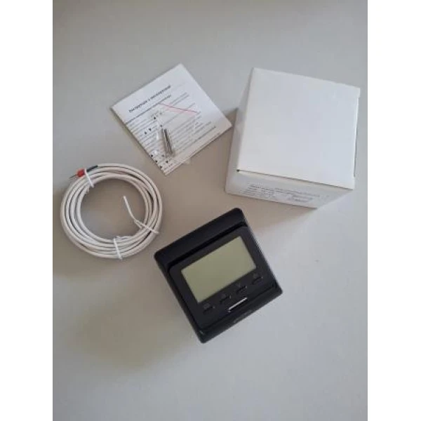 Терморегулятор електронний (програмований) IN-THERM Е 51 (чорний матовий)  - Фото 5