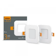Videx 3W 5000K VL-DLS-035 (2). Точковий світильник врізний