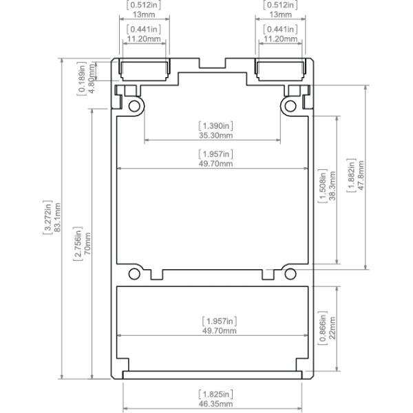 Алюмінієвий профіль DES для LED стрічок, з розсіювачем KLUS. (Ціна за 1 м.п.) - Фото 2