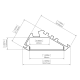 Алюмінієвий кутовий профіль тип KOPRO-30 для LED стрічок, з розсіювачем KLUS. (Ціна за 1 м.п.)