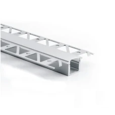 SVL SL307 16,9*15,4 (мм). Врізний алюмінієвий профіль для LED стрічок під шпаклівку, з розсіювачем. (Ціна за 1 м.п.)