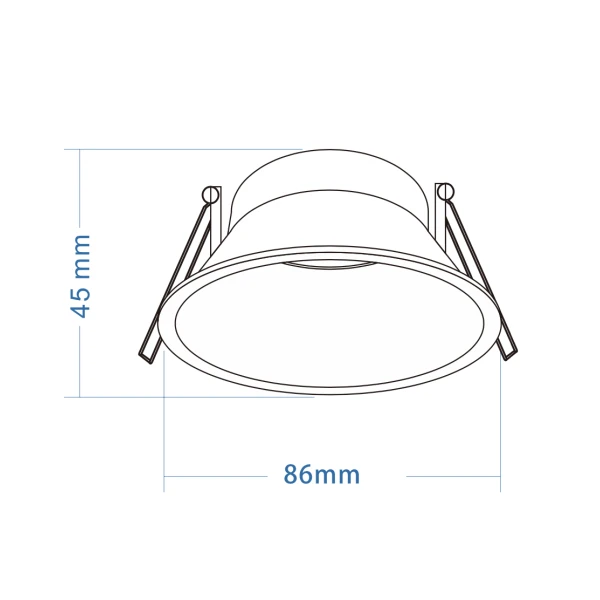 Світильник точковий врізний IO GU10 Lumineka - Фото 4