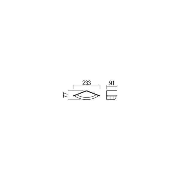 Фасадний світильник 90002 CHALET IP54 DB 3000K REDO - Фото 3