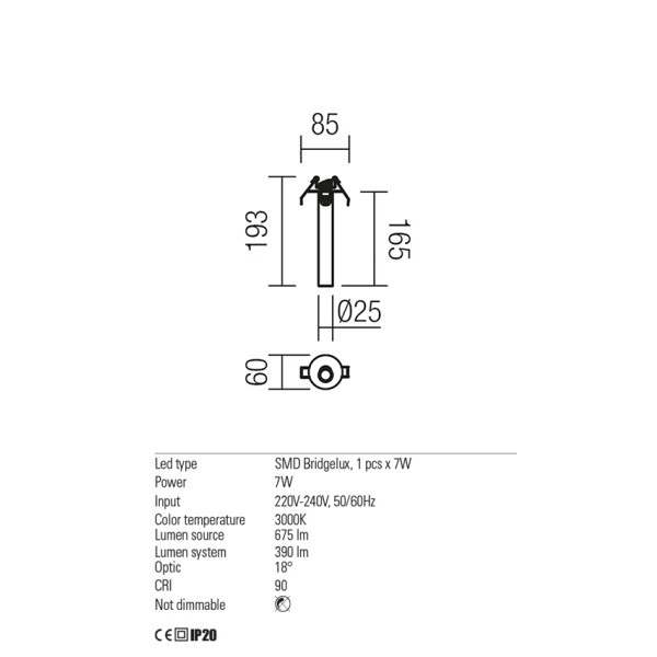 Світильник спот 01-1216 KANJI REDO - Фото 4