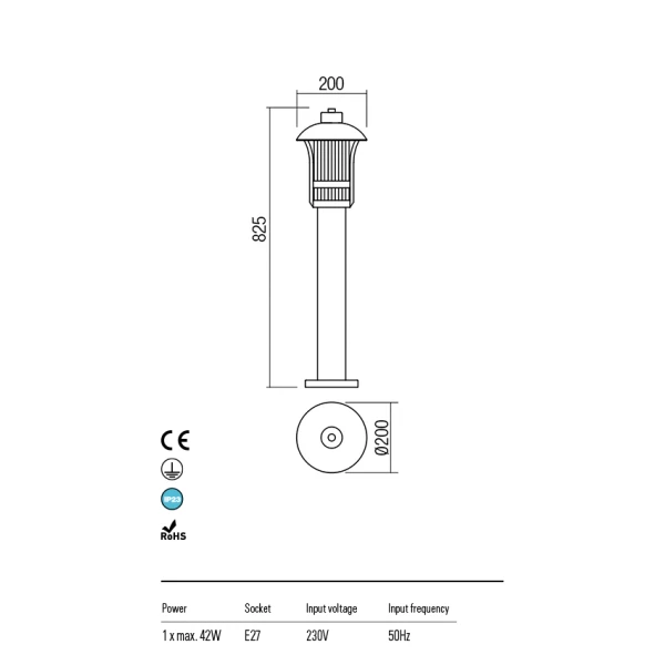 Світильник вуличний 9576 NORGE IP33 DB REDO - Фото 4