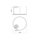 Люстра світлодіодна 01-1712 ORBIT White REDO