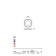 Фасадний світильник 90119 OSIRIS 20W IP65 DG 3000K REDO