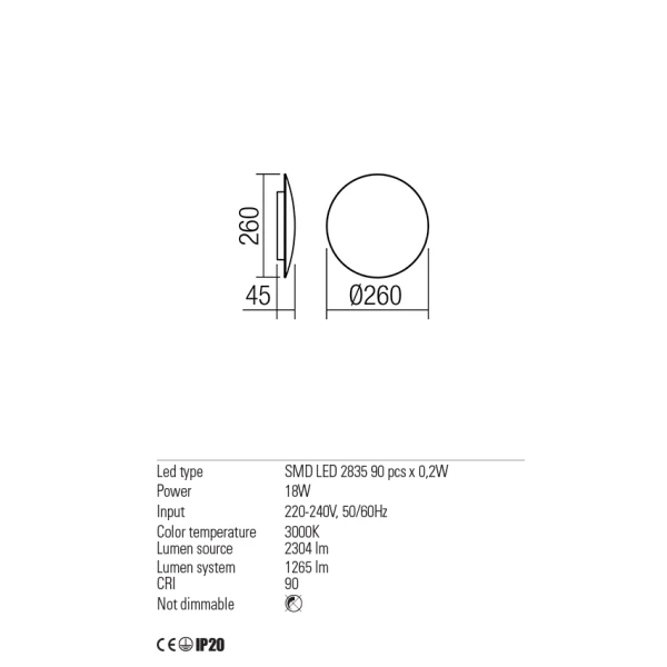 Настінний світильник 01-1336 UMBRA Black Redo - Фото 3