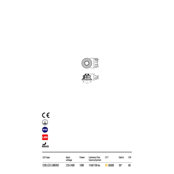 Фасадний світильник 9585 XENO IP65 DG 3000K REDO - Фото 3